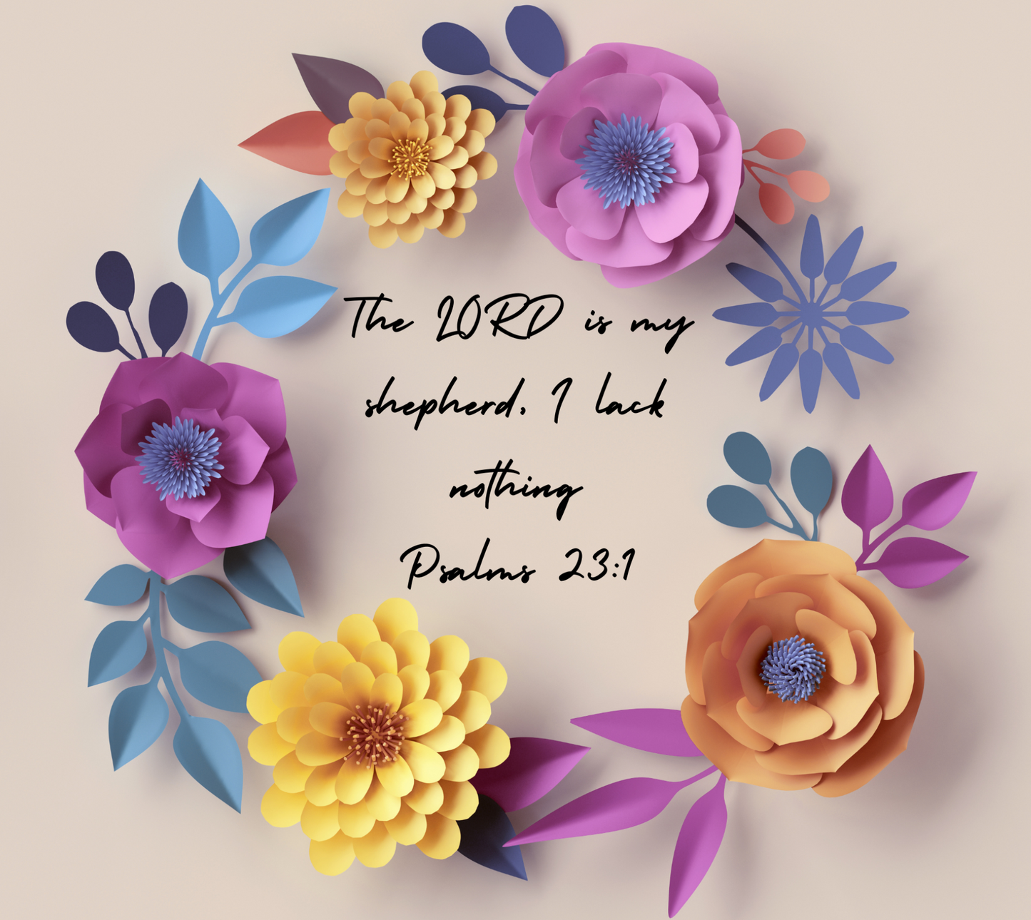 The Lord Is My Shepherd Tumbler