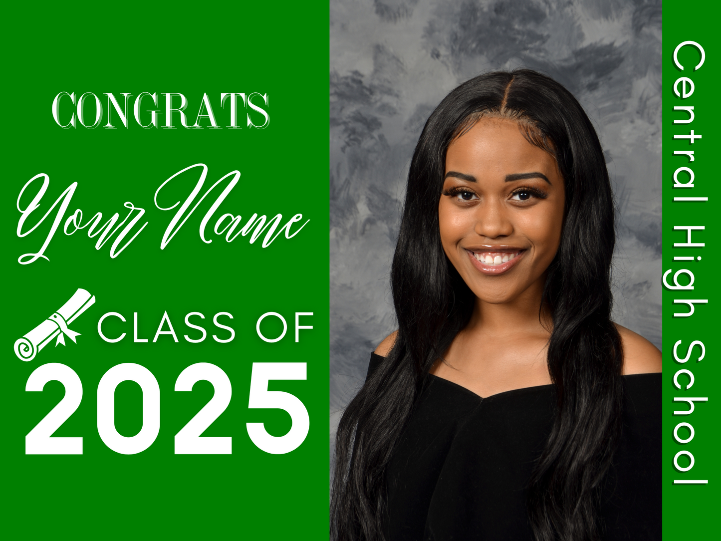 GRAD YARD SIGN