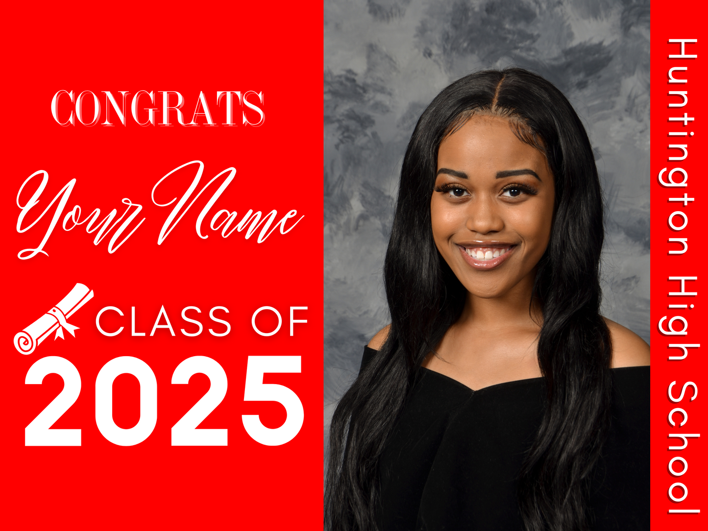 GRAD YARD SIGN