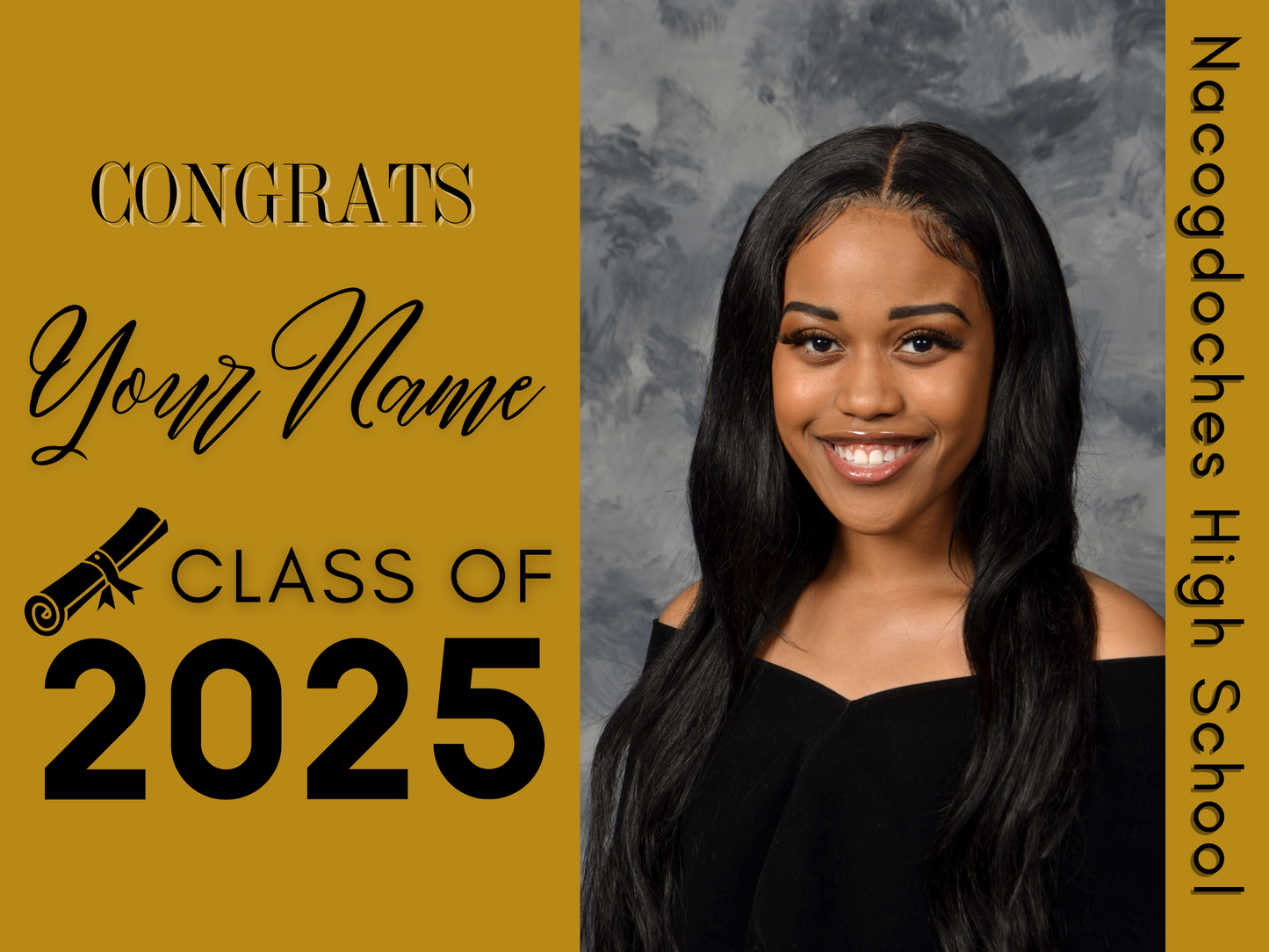 GRAD YARD SIGN