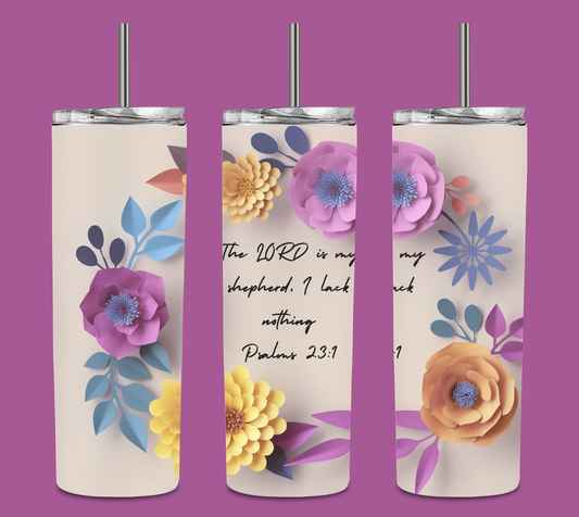 The Lord Is My Shepherd Tumbler