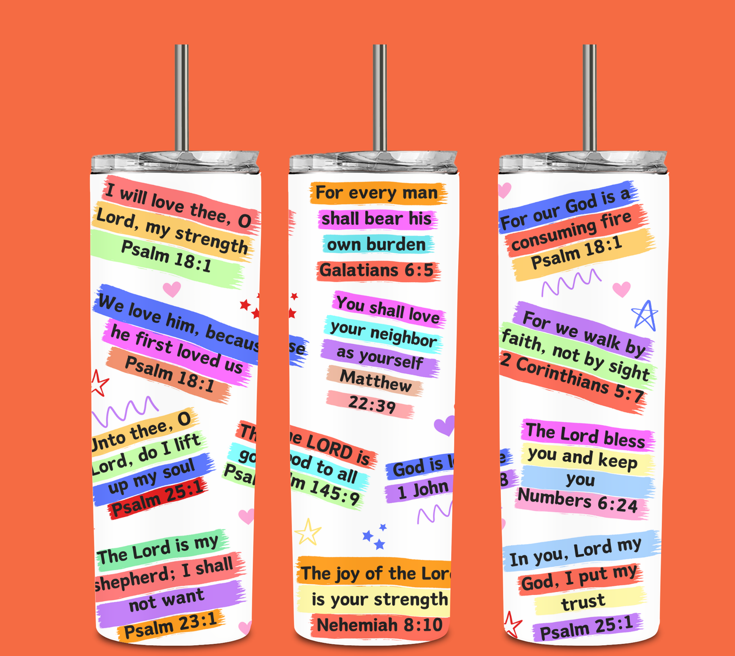 Bible Verses Tumbler